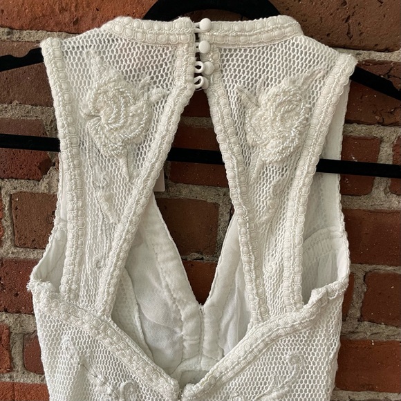 NWT Anthropologie “Not so Serious” by Pallavi Mohammed Deep V mini dress, XXS - Picture 12 of 13